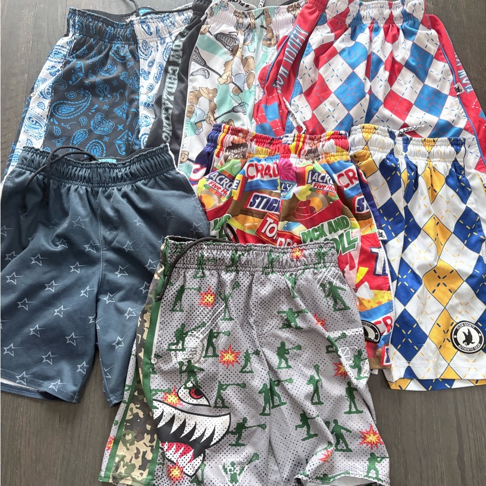 Flow Society and Lacrosse Unlimited Shorts Bundle